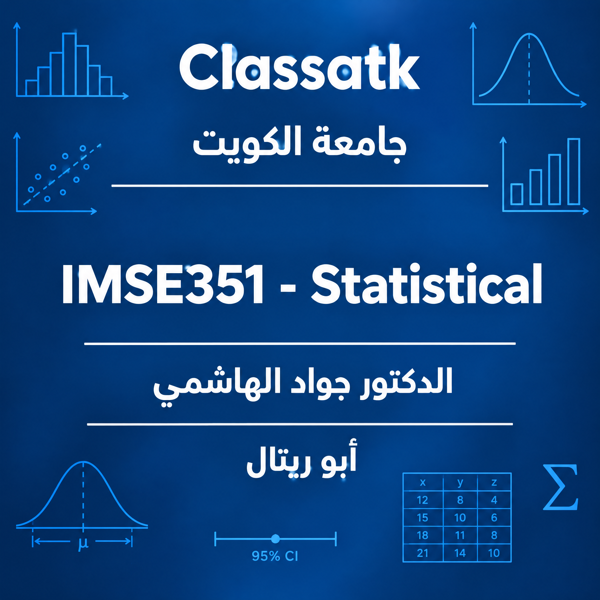 أبو ريتال- IMSE351-Statistical-الدكتور جواد الهاشمي