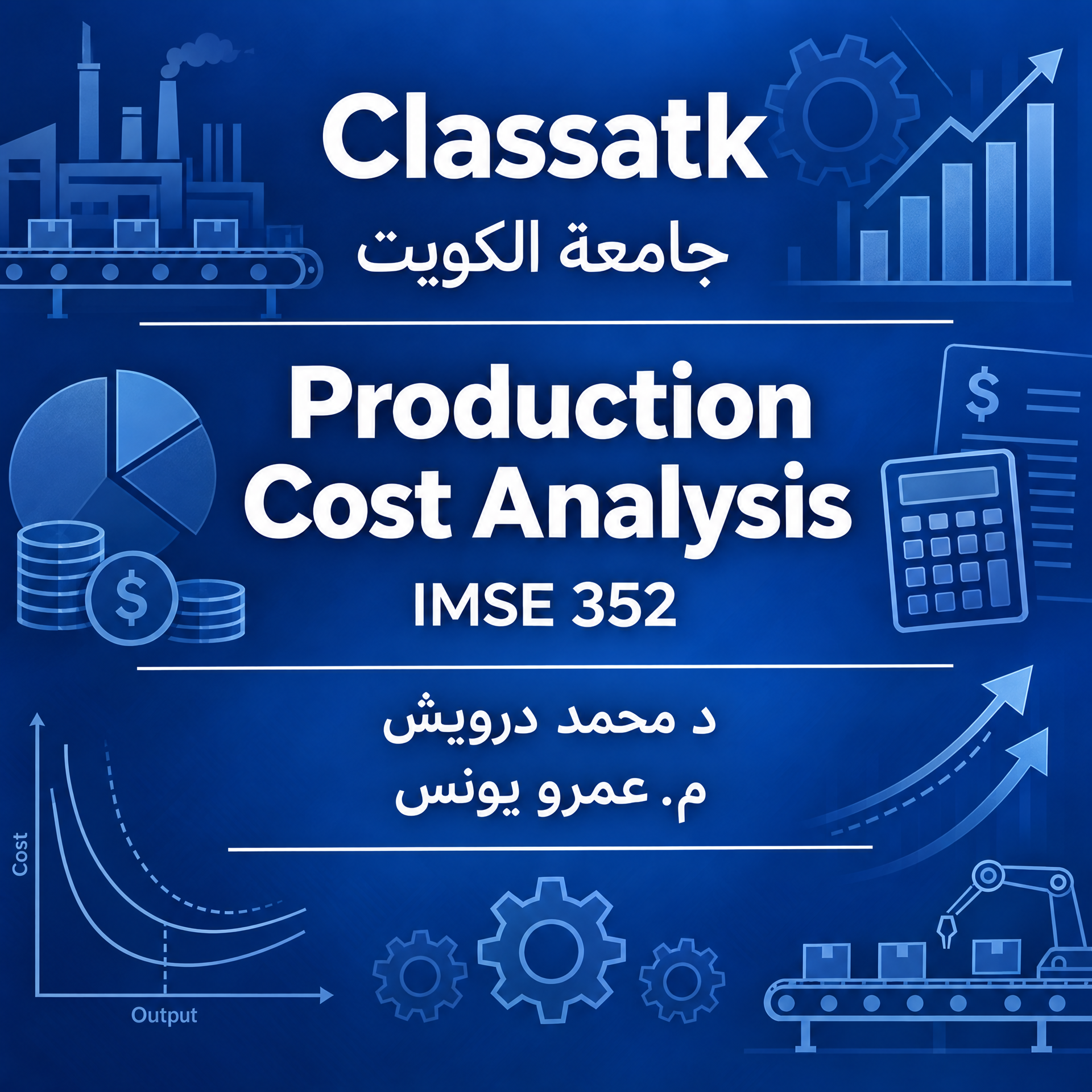 م. عمرو يونس- IMSE352-Production  Cost Analysis -د. محمد درويش