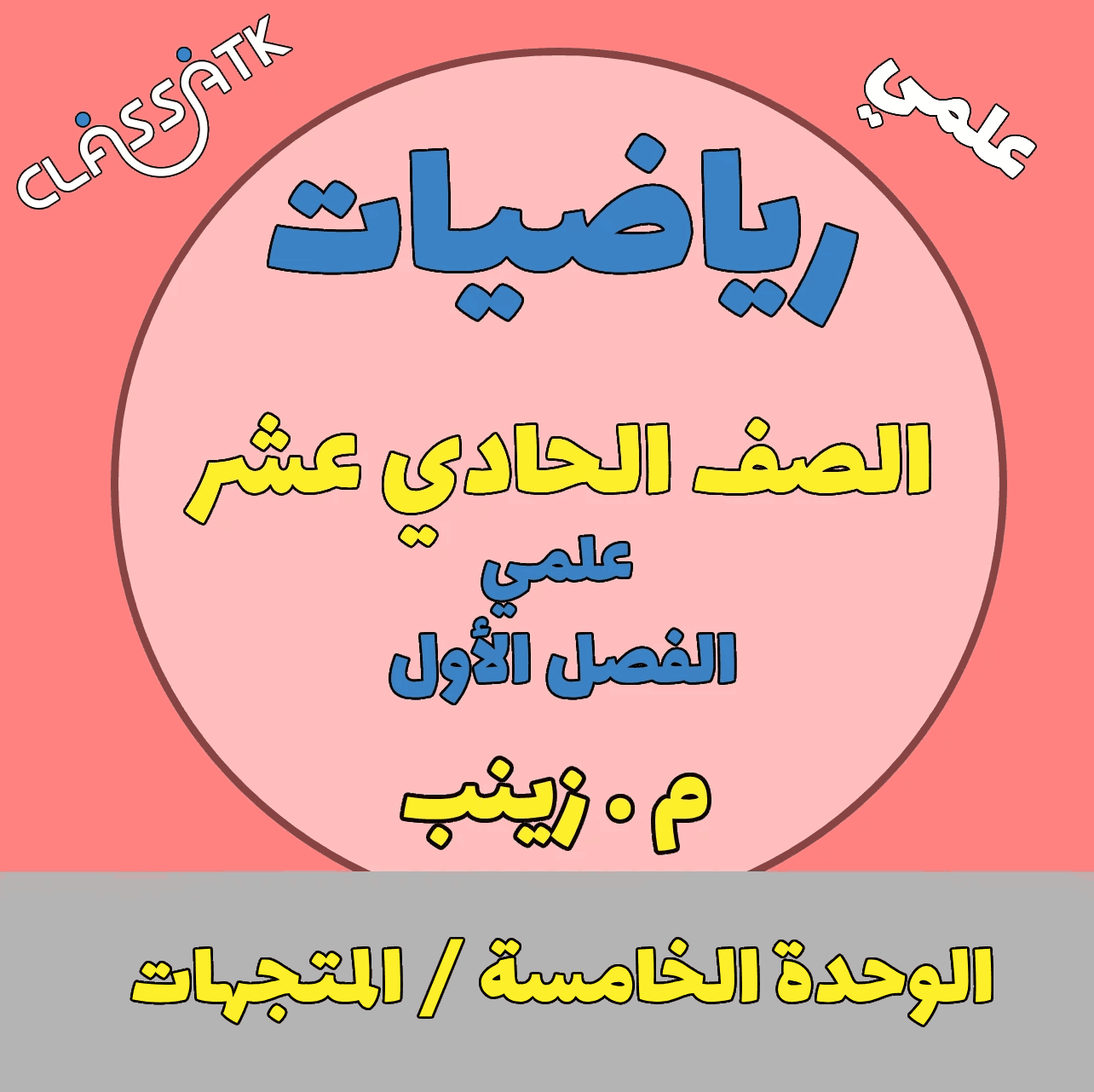 الوحدة الخامسة - المتجهات