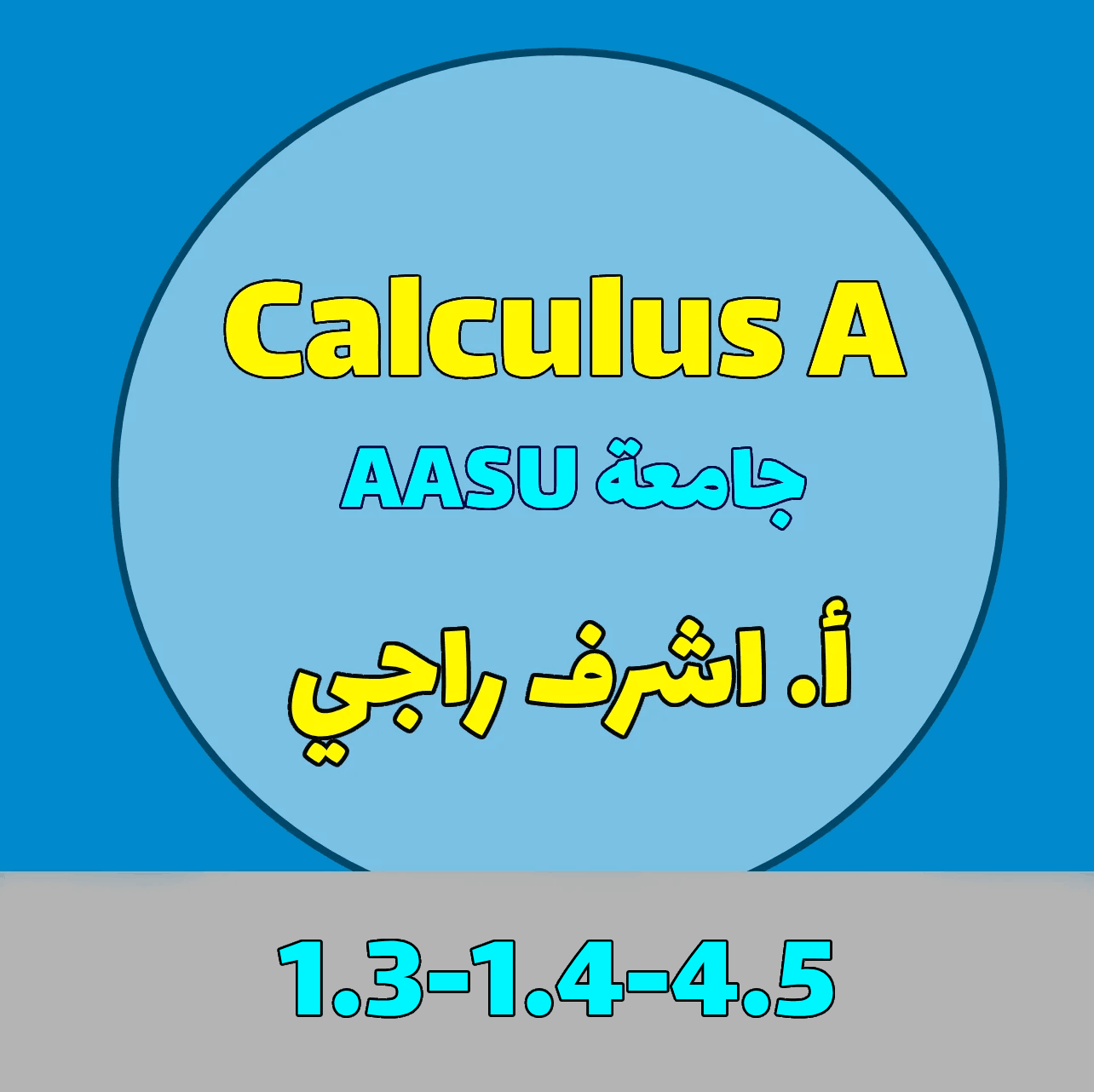 Calculus A - AASU - 1.3-1.4-1.5