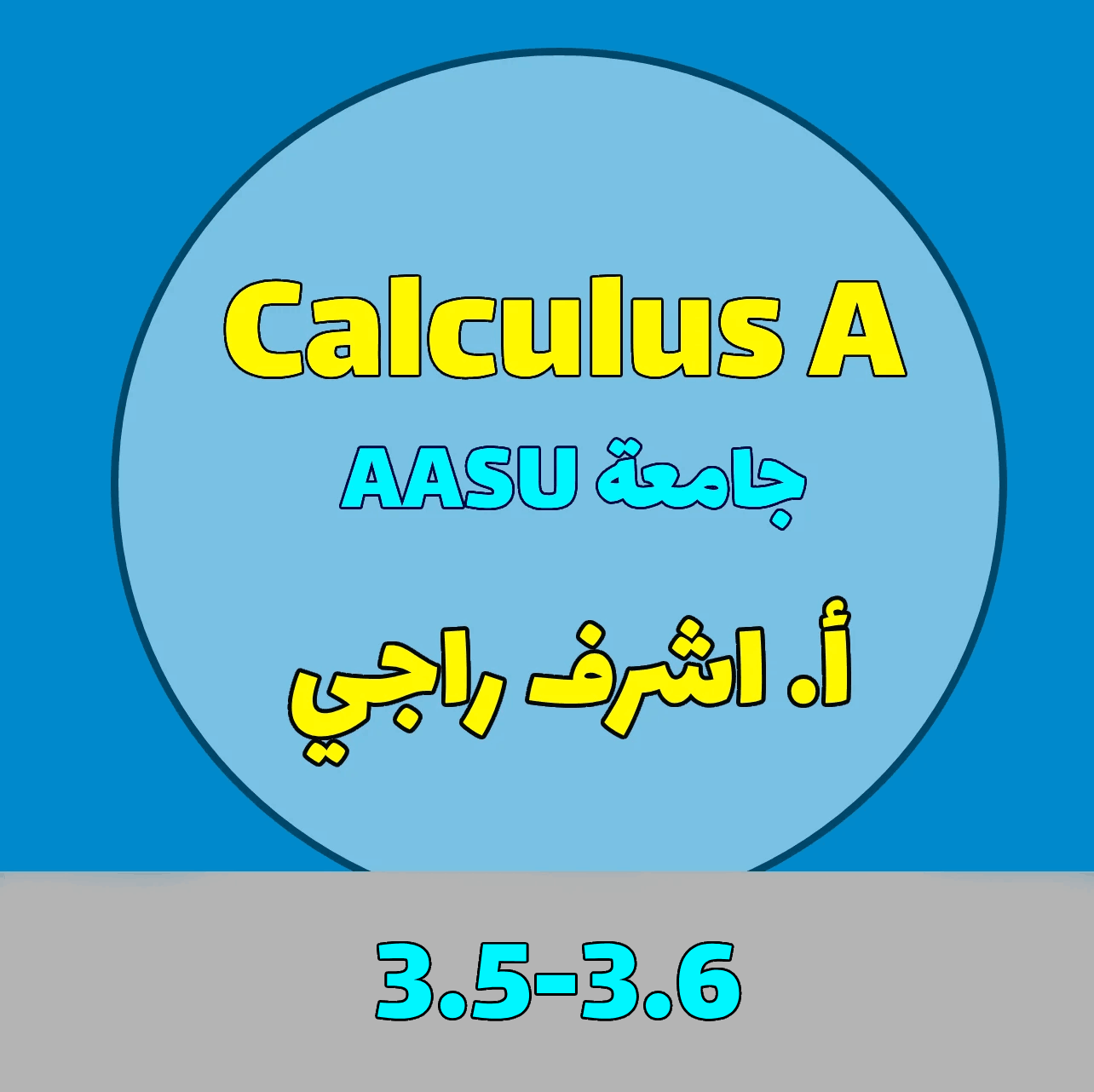 Calculus A - AASU -3.5-3.6