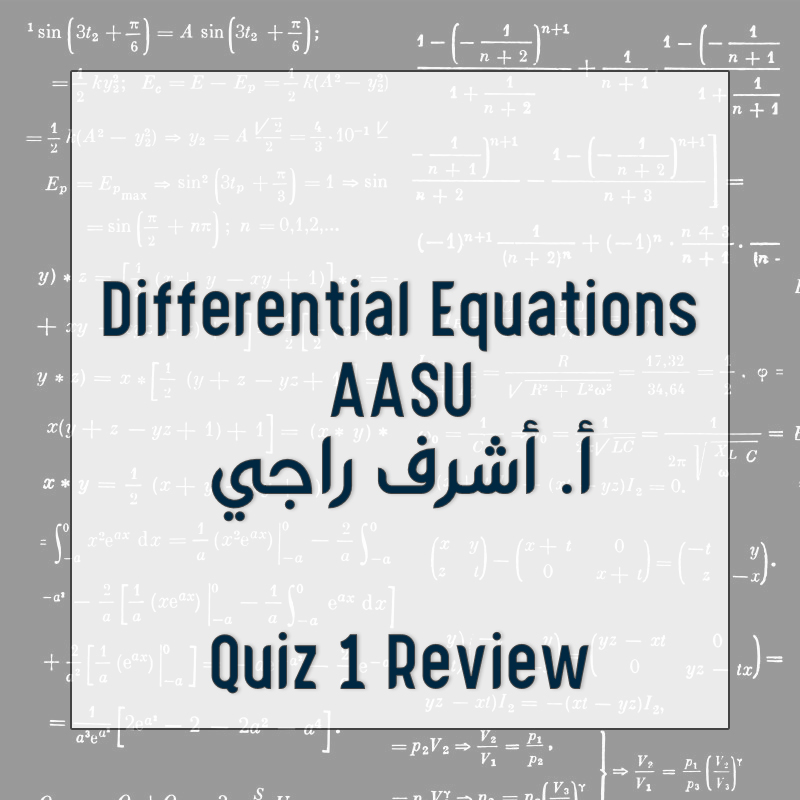Quiz 1 Review