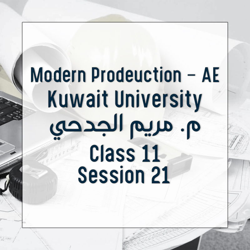 Class 11: Session 21