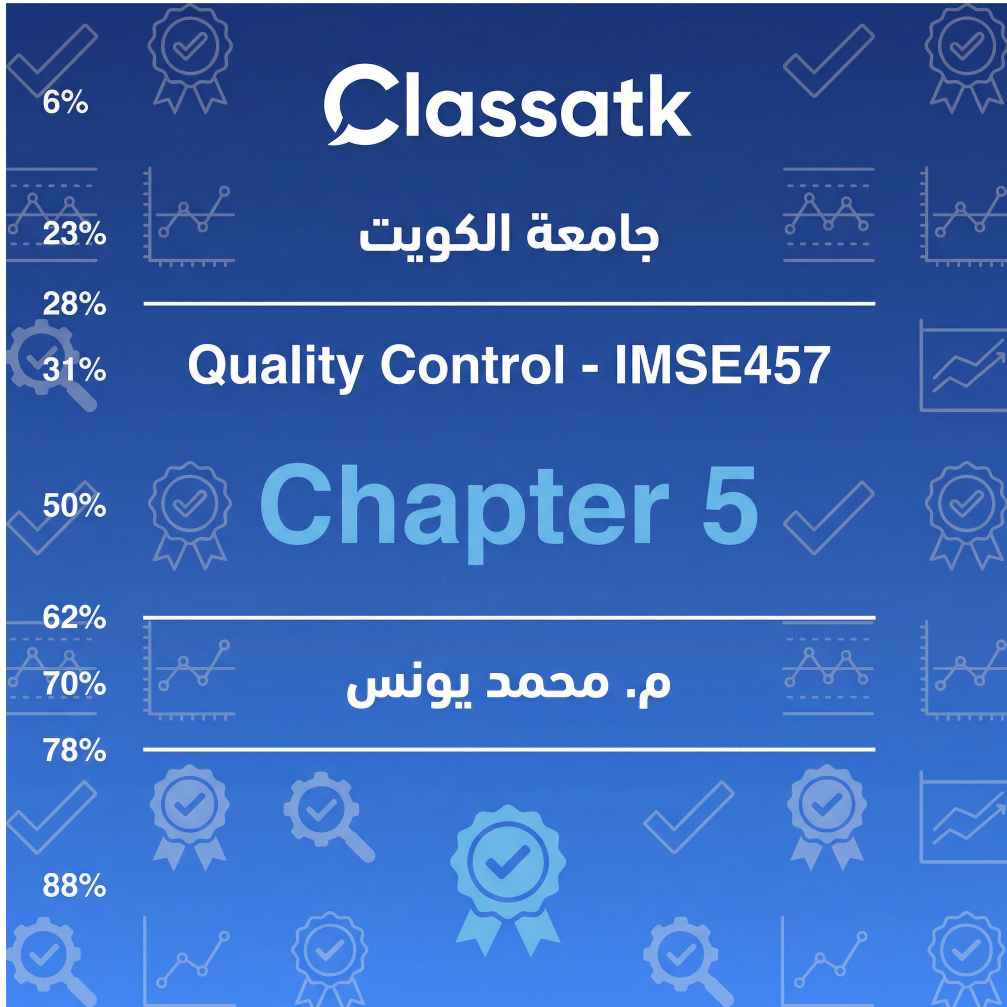م . محمد يونس - IMSE457 - Quality Control - Chapter 5